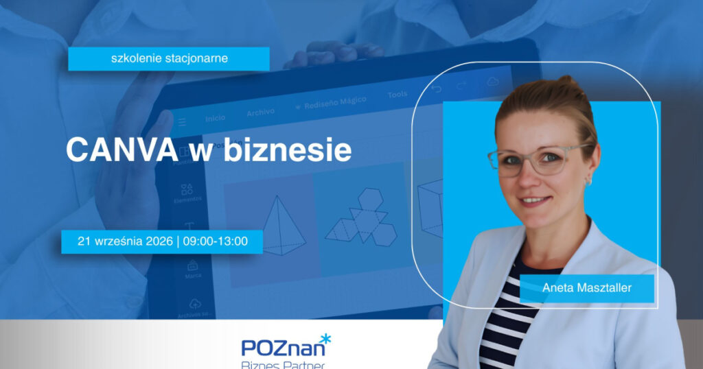 Grafika wydarzenia: CANVA w biznesie