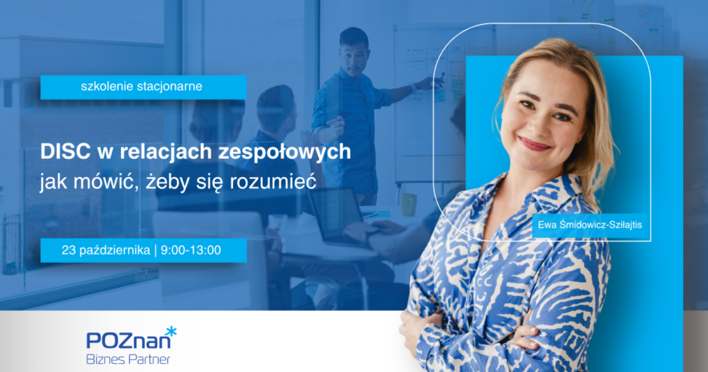 Grafika wydarzenia: DISC w relacjach zespołowych: jak mówić, żeby się rozumieć