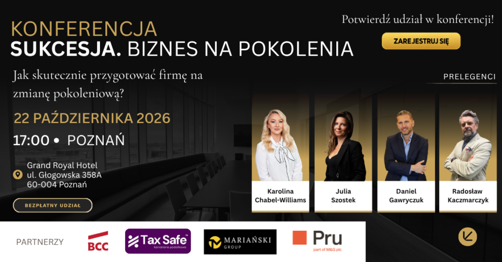 Grafika wydarzenia: Sukcesja. Biznes na pokolenia