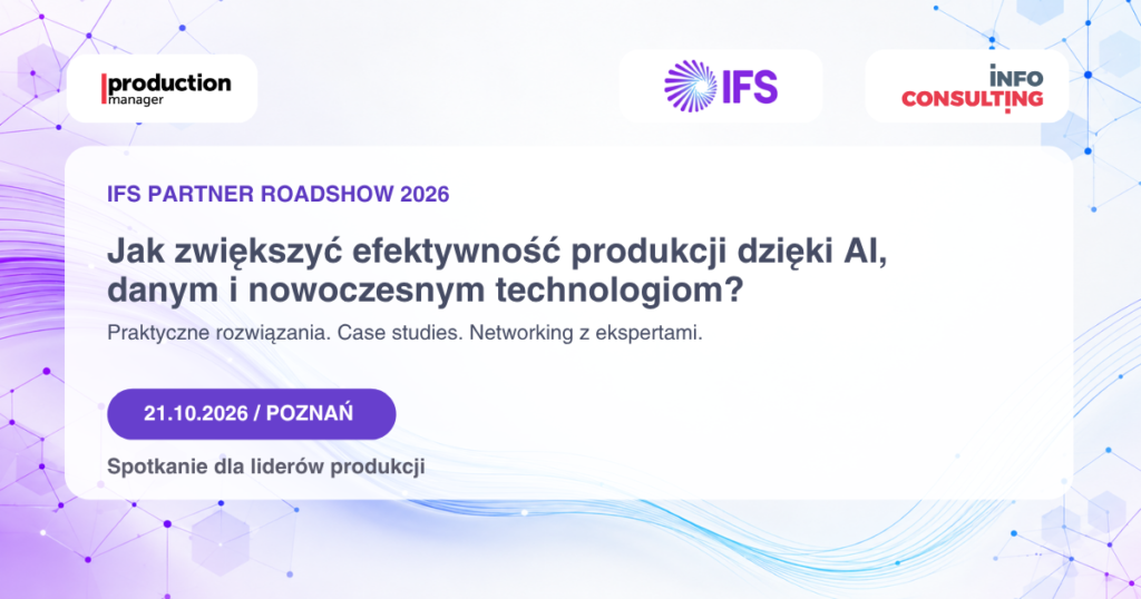 Grafika wydarzenia: IFS PARTNER ROADSHOW 2026